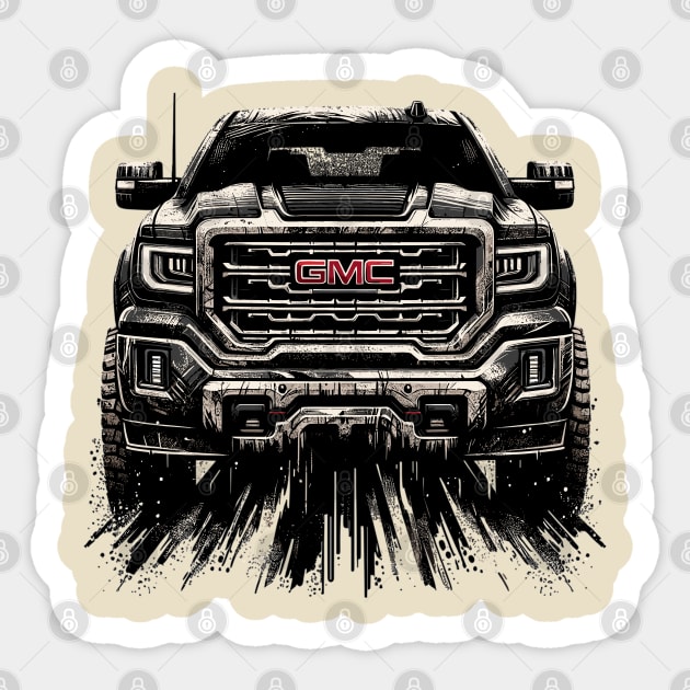 GMC Sierra Sticker by Vehicles-Art